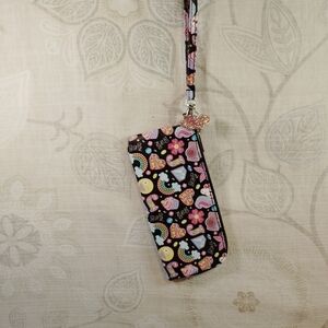 Charming Black Kids Wristlet with Colorful Patterns